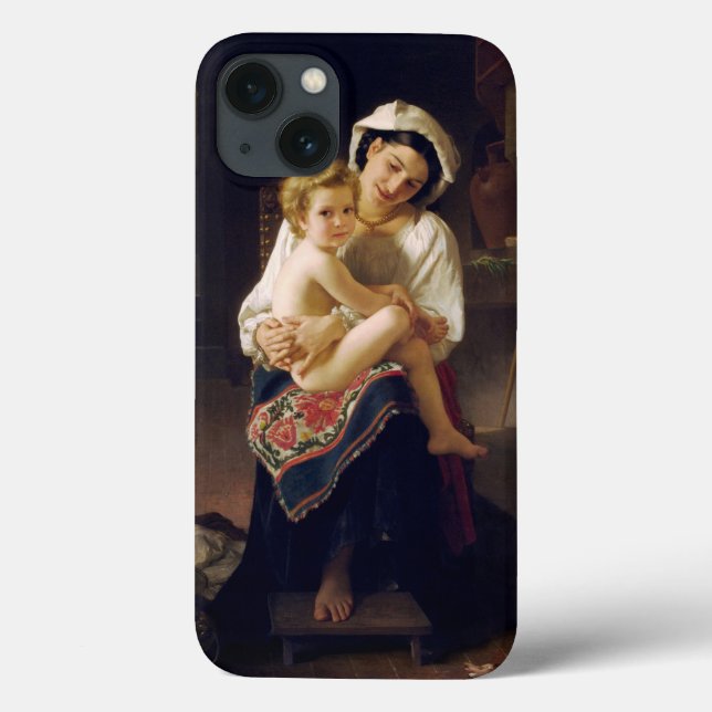 Young Mother Gazing At Her Child Case-Mate iPhone Case (Back)
