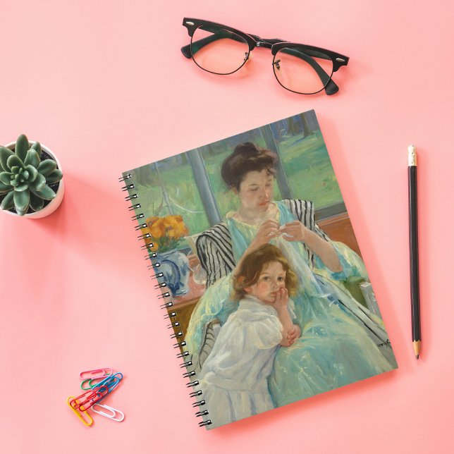 Young Mother Sewing | Mary Cassatt Notebook (Creator Uploaded)