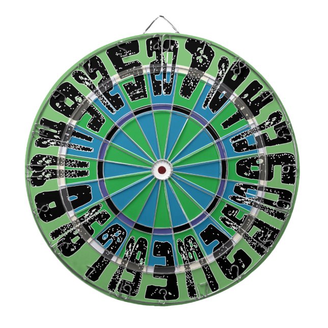 YOUNG MOTO NUMBERSl BIG by Masanser Dartboard (Front)