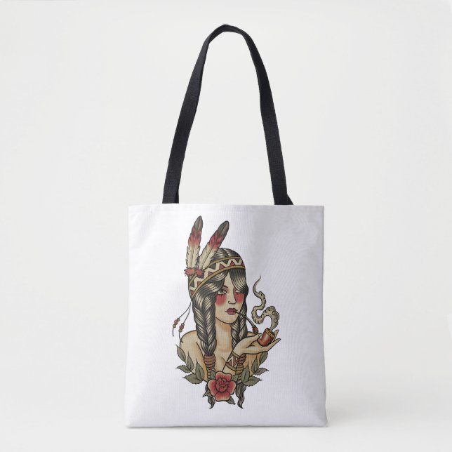 Young native American woman Tote Bag (Front)