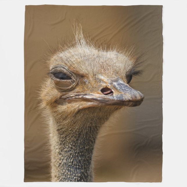 YOUNG OSTRICH FLEECE BLANKET (Front)