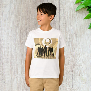 Young People Retro Background T-Shirt
