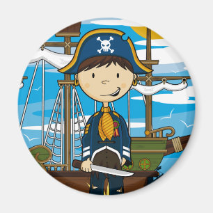 Young Pirate Captain Magnet