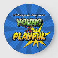 Young&Playful Inspirational Clock