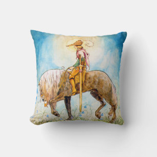 Young Prince on a Horse Cushion