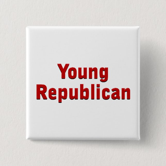 Young Republican 15 Cm Square Badge (Front)