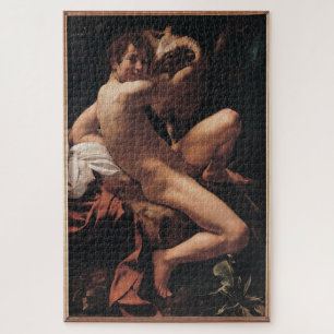 Young Saint John the Baptist with Ram - Caravaggio Jigsaw Puzzle
