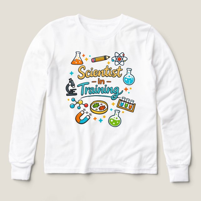 Young Scientist in Training Invitation (Design Front)