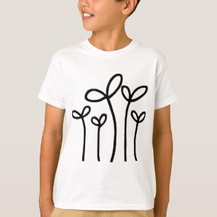 Young Shoots - Black T-Shirt