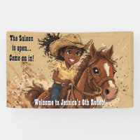 Young Smiling Girl Rides Horse