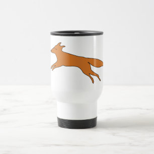 Young Teen fox Two-Tone Travel Mug