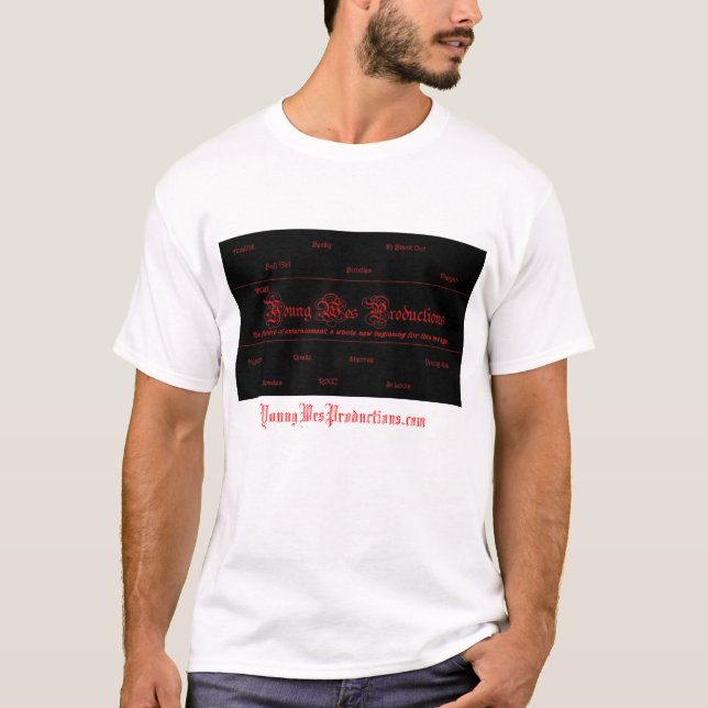 Young Wes Productions T-Shirt (Front)