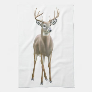 Young Whitetail Buck Kitchen Towel
