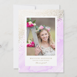 Young Wild and Free Graduation Announcement