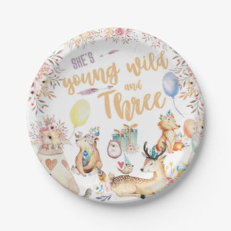 Young, Wild and Three Paper Plate