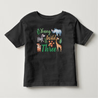 Young Wild and Three Safari Animal 3rd Birthday