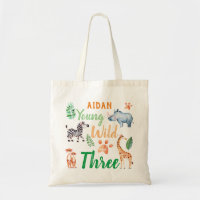 Young Wild and Three Safari Animal 3rd Birthday
