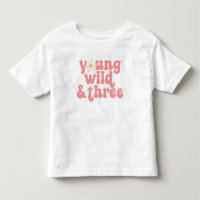 Young Wild Three Daisy 3rd Birthday