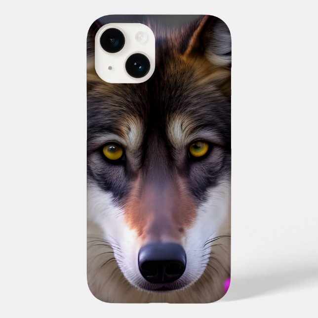 Young wolf stare  Case-Mate iPhone case (Back)