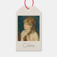 Young Woman Braiding Her Hair by Renoir