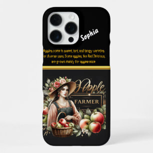 Young Woman Collecting Apples iPhone 16 Pro Max Case