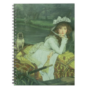 Young Woman in a Boat, or Reflections, c.1870 (oil Spiral Notebook