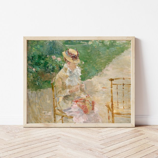 Young Woman Knitting | Berthe Morisot Poster (Creator Uploaded)