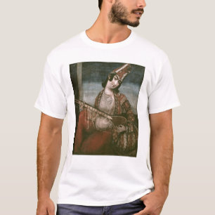 Young Woman Playing a Guitar T-Shirt