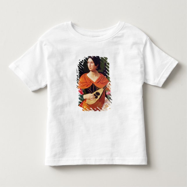 Young Woman with a Mandolin, 1845-47 Toddler T-Shirt (Front)