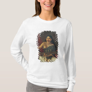 Young Woman with a Veena T-Shirt
