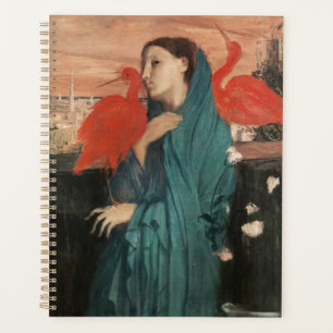 Young Woman with Ibis by Edgar Degas Planner