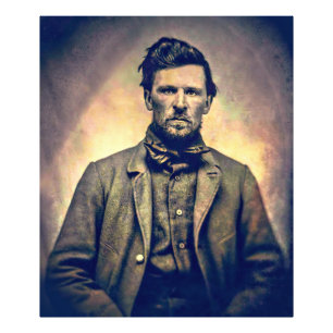 Young Wyatt Earp c. 1870 Photo Print