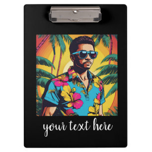 younger hawaian men clipboard