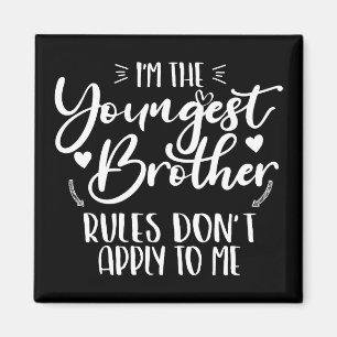 Youngest Brother Best Friend Birthday Party Cool Magnet