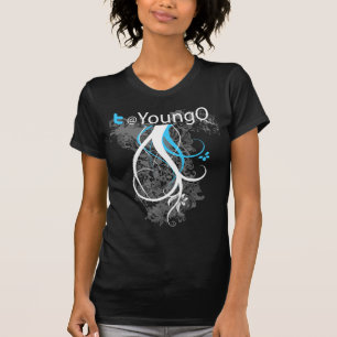 YoungQ Ladies Sheer V-Neck (Fitted) T-Shirt