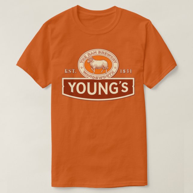 YoungsRam Brewery T T-Shirt (Design Front)