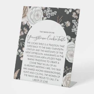 YOUNGSTOWN COOKIE TABLE WEDDING SIGN
