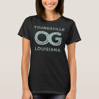 Youngsville Louisiana Show Your Original Hometown  T-Shirt