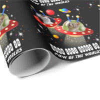 Your 2 Cats in an Alien Spaceship UFO Sci Fi Scene