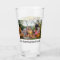 YOUR 2 photos & name custom pint glass