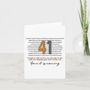 Your 41 Is Coming God Faith Christian Card