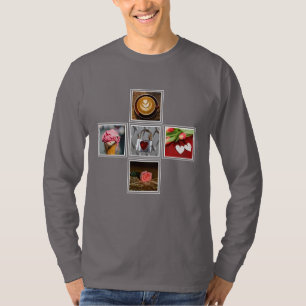 YOUR 5 PHOTOS custom clothing T-Shirt