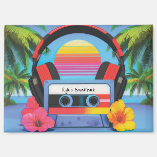 Your 90's Tropical Aesthetic Soundtrack Magnet