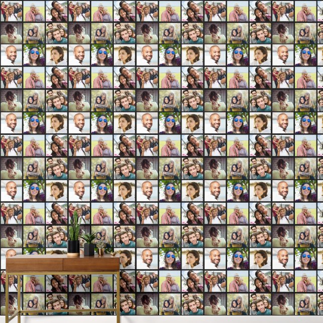 YOUR 9 photos & desired colour Wallpaper (Hallway)