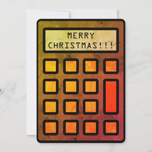 Your Accountant Wishes You... Merry Christmas!!! Holiday Card (Front)