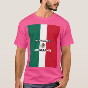 Your Agriculture Depends On Immigrants California T-Shirt