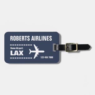 YOUR AIRLINE (customisable) Luggage Tag