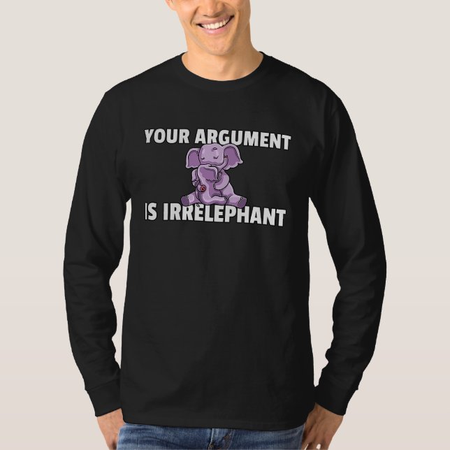 Your Argument Is Irrelephant Elephant Cute Women K T-Shirt (Front)