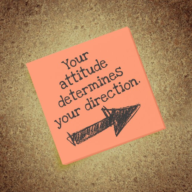 Your Attitude Determines Your Direction Positive Post-it Notes (Creator Uploaded)