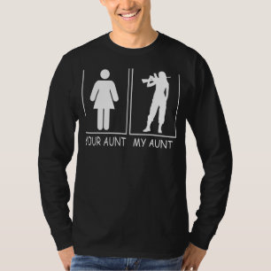 Your Aunt My Aunt Soldier Tee For Nephews